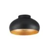 EGLO Mogano 2 Plafonnier, Ø28 cm, Noir/doré -Luminaire 10013171