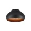 EGLO Mogano 2 Plafonnier, Ø28 cm, Noir/cuivré