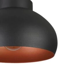 EGLO Mogano 2 Plafonnier, Ø28 cm, Noir/cuivré -Luminaire 10013172 4
