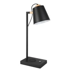 EGLO Lacey-QI Lampe De Table LED Avec Variateur -Luminaire 10013175 2