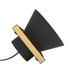 EGLO Lampe à Poser Maccles En Noir Avec Bois 11 EGLO Lampe à Poser Maccles En Noir Avec Bois -Luminaire 10015202 3