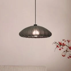EGLO Suspension Barlaston, Abat-jour En Tissu à 1 Lampe