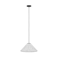 EGLO Suspension Alsager Avec Abat-jour Feutre Cône -Luminaire 10015213 3