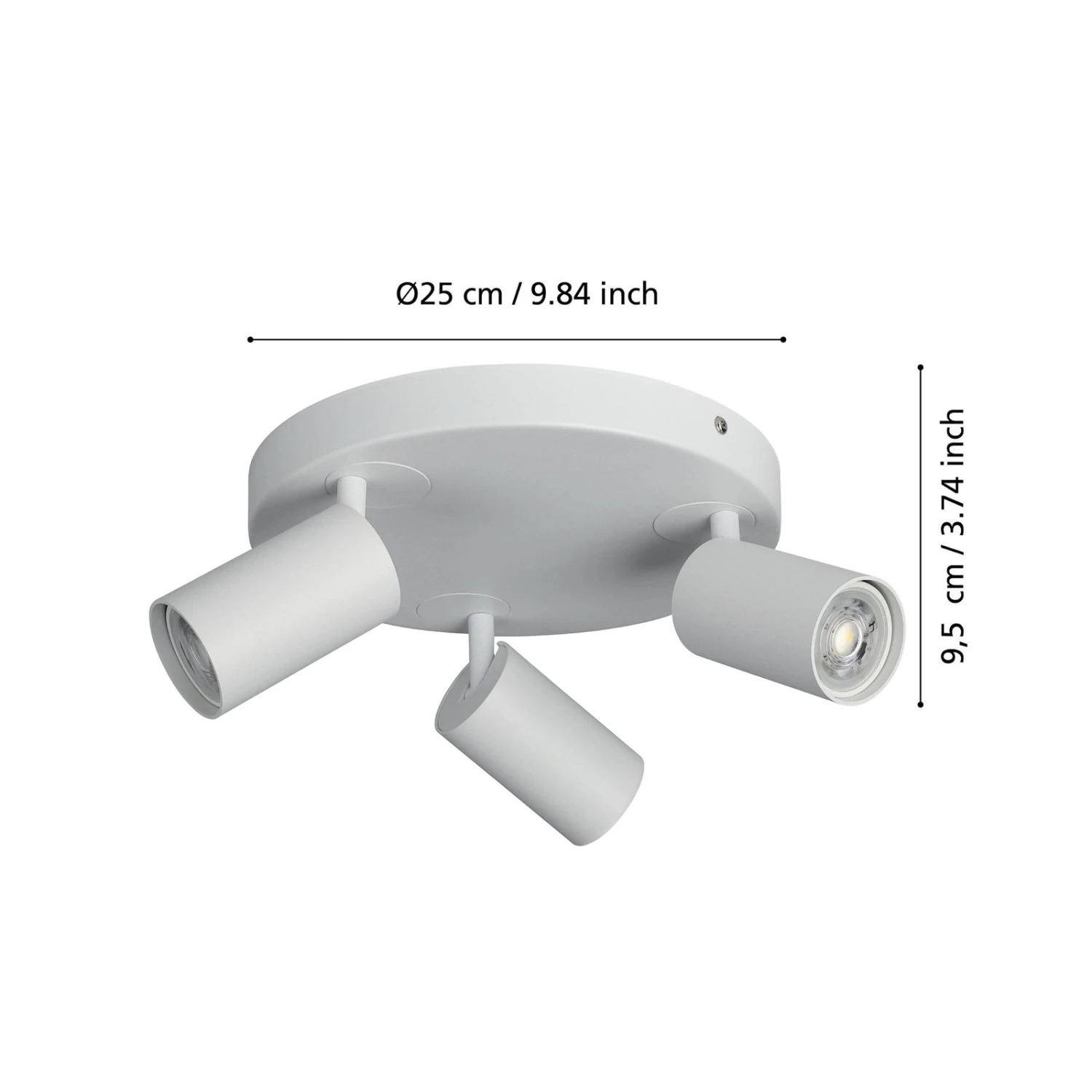 EGLO Connect Telimbela-Z Spot Plafond X3, Blanc 6 EGLO Connect Telimbela-Z Spot Plafond X3, Blanc – Image 4