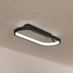 EGLO Plafonnier LED Codriales En Noir