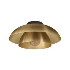 EGLO Plafonnier Cenciara, Laiton Brossé -Luminaire 10015351 2