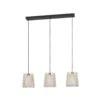 EGLO Suspension Fattoria Doubles Abat-jour, à 3 Lampes
