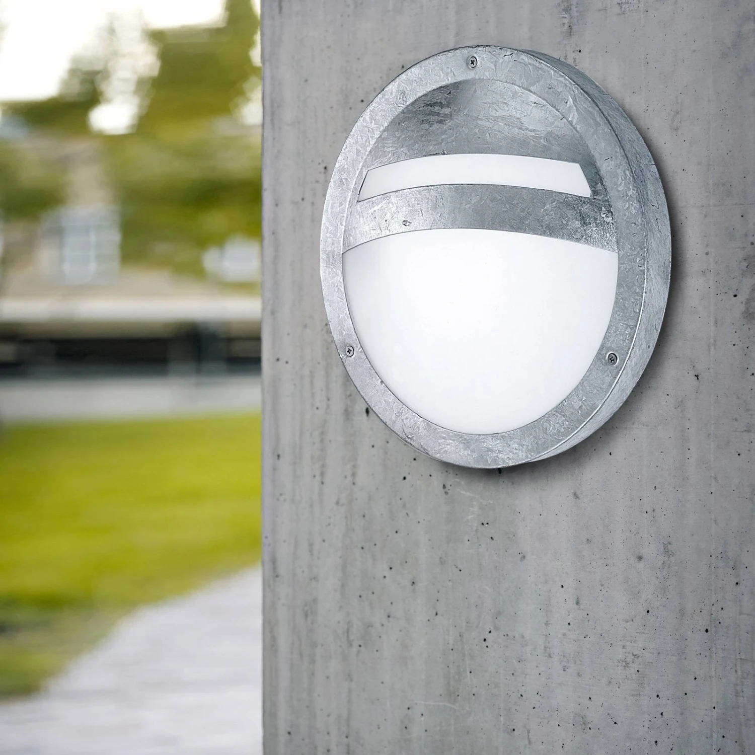 EGLO Applique D'extérieur Ronde SEVILLA Acier Zingué 5 EGLO Applique D'extérieur Ronde SEVILLA Acier Zingué – Image 3