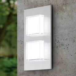 EGLO Applique D’extérieur LED Pias Avec Deux Flammes