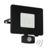 EGLO Spot D'extérieur LED Faedo 3 Capteur, Noir, 30 W -Luminaire 3000676