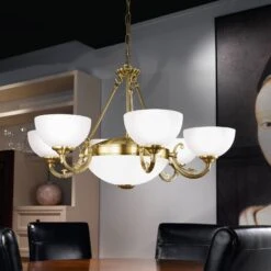 EGLO Suspension Savy à Huit Lampes