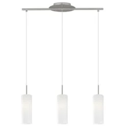 EGLO Suspension Troy, Nickel Mat/satinée, à 3 Lampes 14 EGLO Suspension Troy, Nickel Mat/satinée, à 3 Lampes -Luminaire 3031191 3