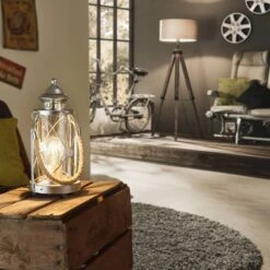 EGLO Lampe-lanterne à Poser Claire Argent Antique -Luminaire 3031592 1