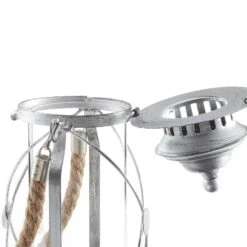 EGLO Lampe-lanterne à Poser Claire Argent Antique -Luminaire 3031592 4