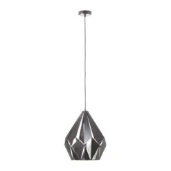 EGLO Suspension Carlton Noire-argentée Ø 31 cm -Luminaire 3031607 4