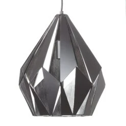 EGLO Suspension Carlton Noire-argentée Ø 31 cm -Luminaire 3031607 5