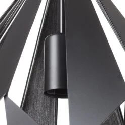 EGLO Suspension Carlton Noire-argentée Ø 31 cm -Luminaire 3031607 7