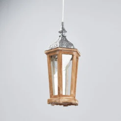 EGLO Suspension En Bois Margrit -Luminaire 3031677 3