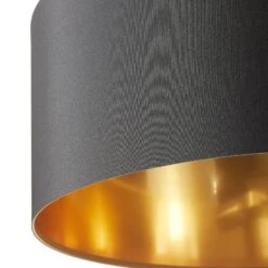 EGLO Lecio - Suspension Textile Noire-dorée -Luminaire 3031696 4