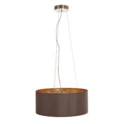 EGLO Suspension En Tissu Maserlo, Cappuccino, 53 cm 17 EGLO Suspension En Tissu Maserlo, Cappuccino, 53 cm -Luminaire 3031702 6