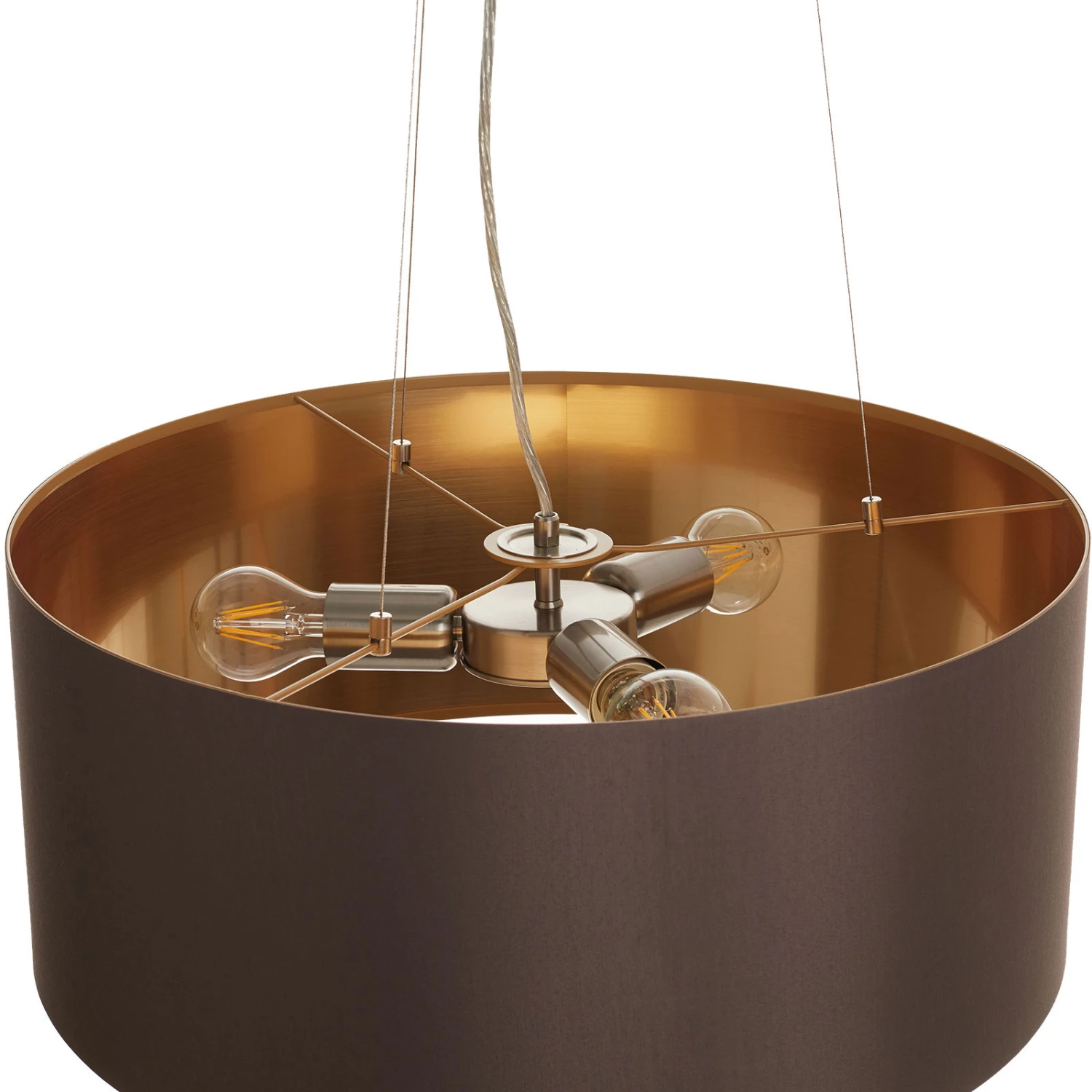 EGLO Suspension En Tissu Maserlo, Cappuccino, 53 cm 10 EGLO Suspension En Tissu Maserlo, Cappuccino, 53 cm – Image 8