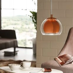 EGLO Suspension Rocamar à 1 Lampe En Cuivré -Luminaire 3031750 5