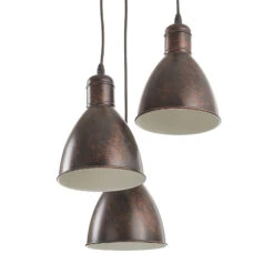 EGLO Suspension Priddy 1 à 3 Lampes, Cuivre Ancien -Luminaire 3031784 5