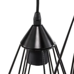 EGLO À 3 Lampes - Suspension Tarbes Noire Style Vintage -Luminaire 3031860 5