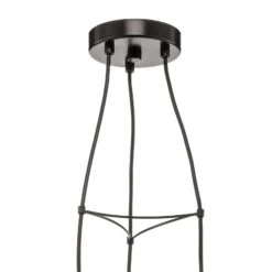 EGLO À 3 Lampes - Suspension Tarbes Noire Style Vintage -Luminaire 3031860 6