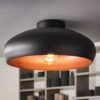 EGLO Plafonnier Mogano En Métal, Ø40 cm, Noir 2 EGLO Plafonnier Mogano En Métal, Ø40 cm, Noir -Luminaire 3031869