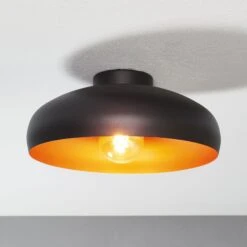 EGLO Plafonnier Mogano En Métal, Ø40 cm, Noir -Luminaire 3031869 2