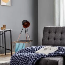 EGLO Lampe Trépied Chester, Style Vintage -Luminaire 3031876 2