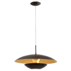 EGLO Suspension Nuvano Laquée Brun/doré -Luminaire 3031942 3