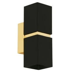 EGLO Applique LED Passa à Deux Lampes, Noir Et Doré -Luminaire 3031955 4
