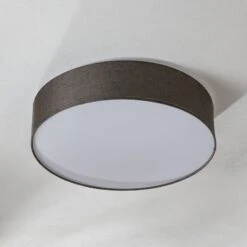 EGLO Plafonnier En Tissu Brun Pasteri 57 cm -Luminaire 3032043 5