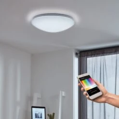 EGLO Connect Giron-C Plafonnier LED Blanc -Luminaire 3032069 2