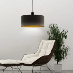EGLO Suspension Concessa Cappuccino/doré Ø 53 cm -Luminaire 3032081 2