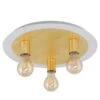 EGLO Plafonnier LED Passano à 3 Lampes Doré -Luminaire 3032105