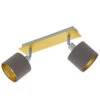 EGLO Plafonnier Valbiano Cappuccino/doré 2 lampes -Luminaire 3032115
