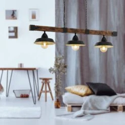 EGLO Suspension Oldbury à L’aspect Rustique -Luminaire 3032126 3