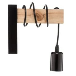 EGLO Applique Townshend à élément En Bois -Luminaire 3032132 4