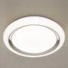 EGLO Connect Capasso-C Plafonnier LED Blanc Chromé -Luminaire 3032150