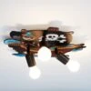 EGLO Plafonnier San Carlo Bateau Pirate à 3 Lampes 2 EGLO Plafonnier San Carlo Bateau Pirate à 3 Lampes -Luminaire 3032222