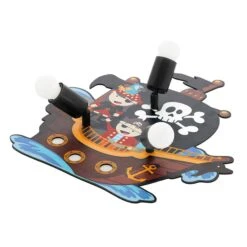 EGLO Plafonnier San Carlo Bateau Pirate à 3 Lampes -Luminaire 3032222 2