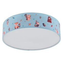 EGLO Plafonnier Ruffo En Tissu Motif Animal De La Forêt -Luminaire 3032224 2