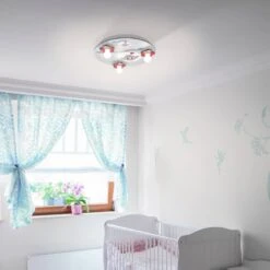 EGLO Plafonnier Lalelu Rond à 3 Lampes -Luminaire 3032225 1