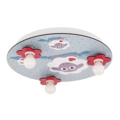 EGLO Plafonnier Lalelu Rond à 3 Lampes -Luminaire 3032225 2