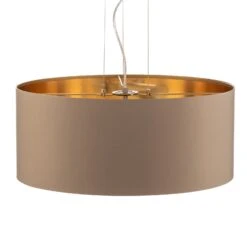 EGLO Suspension Maserlo Rond, Taupe-doré -Luminaire 3032267 6