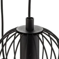 EGLO Suspension Newtown, Noir, à 3 Lampes, Rond -Luminaire 3032275 4