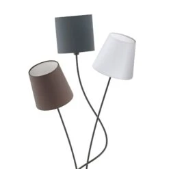 EGLO Lampadaire Maronda Avec Trois Abat-jour En Tissu -Luminaire 3032291 4